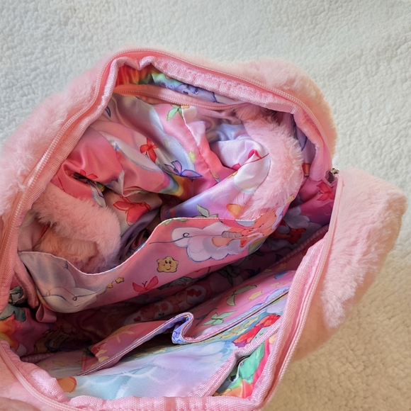 Dolls kill x Carebears lotsa heart hoodie pink backpack - Picture 7 of 8